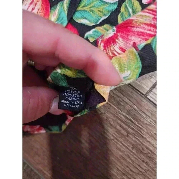 Tango By Max Raab 52” Men’s Tie 100% Cotton Floral Apple USA - Picture 4 of 5